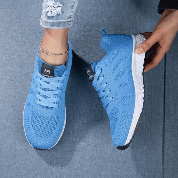 Rose | Dames Gebreide Sportschoenen | Comfortabele & Trendy Sneakers - Sorata
