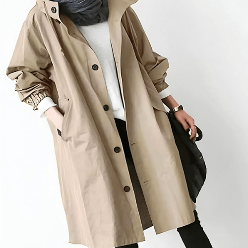 Rosita - Dames Jas - Trenchcoat - Jas met Capuchon - Stijlvolle Bovenkleding - Sorata