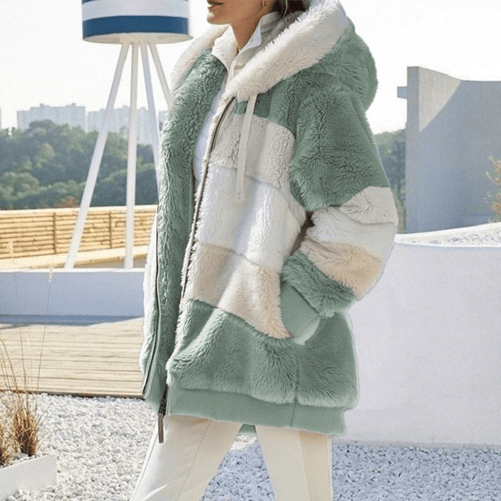 Rosita | Dames Pluche Vest met Capuchon | Zacht & Trendy - Sorata