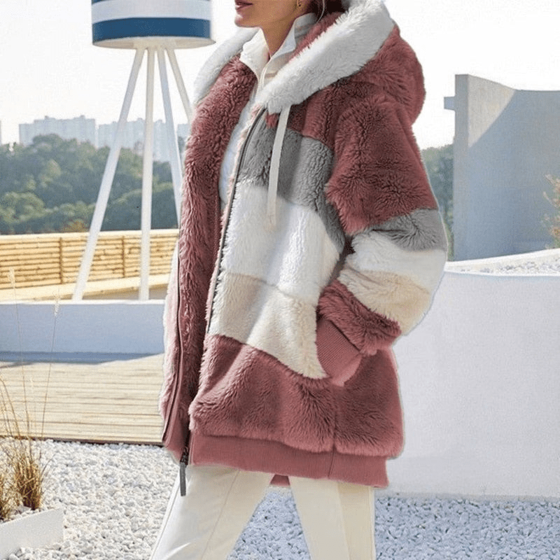 Rosita | Dames Pluche Vest met Capuchon | Zacht & Trendy - Sorata