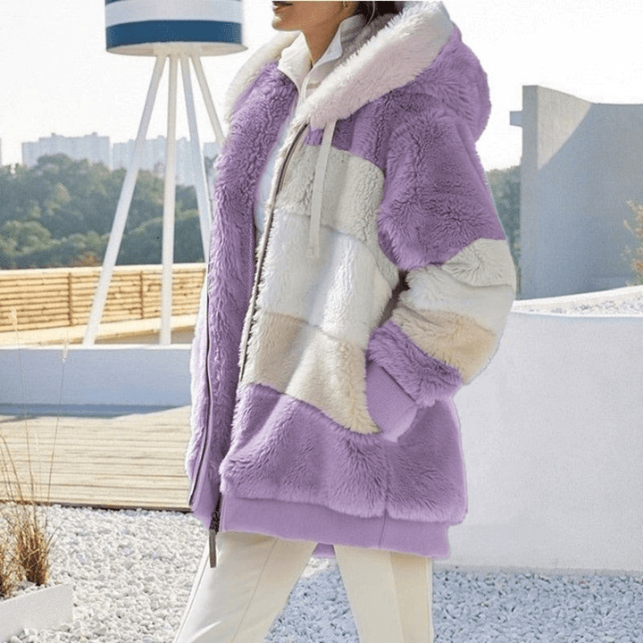Rosita | Dames Pluche Vest met Capuchon | Zacht & Trendy - Sorata