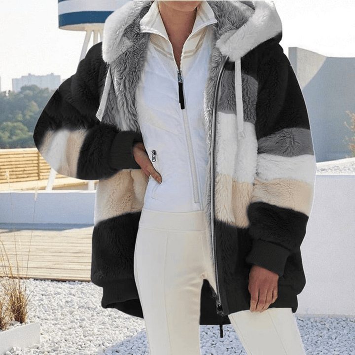 Rosita | Dames Pluche Vest met Capuchon | Zacht & Trendy - Sorata