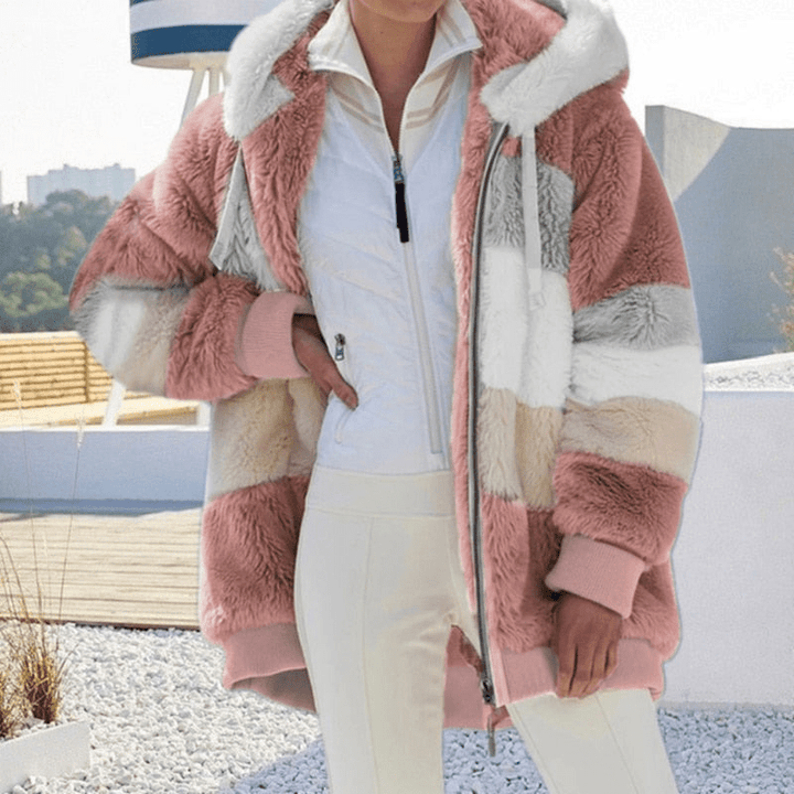 Rosita | Dames Pluche Vest met Capuchon | Zacht & Trendy - Sorata