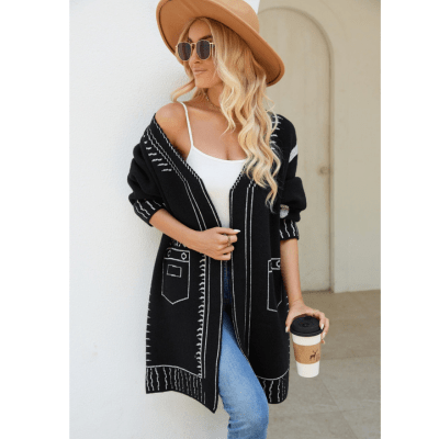 Rosy - Vest Dames - Cardigan Dames - Canvas Cardigan - Nieuwe Style - Voor Elke Seizoen - Sorata