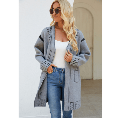 Rosy - Vest Dames - Cardigan Dames - Canvas Cardigan - Nieuwe Style - Voor Elke Seizoen - Sorata