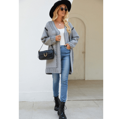 Rosy - Vest Dames - Cardigan Dames - Canvas Cardigan - Nieuwe Style - Voor Elke Seizoen - Sorata