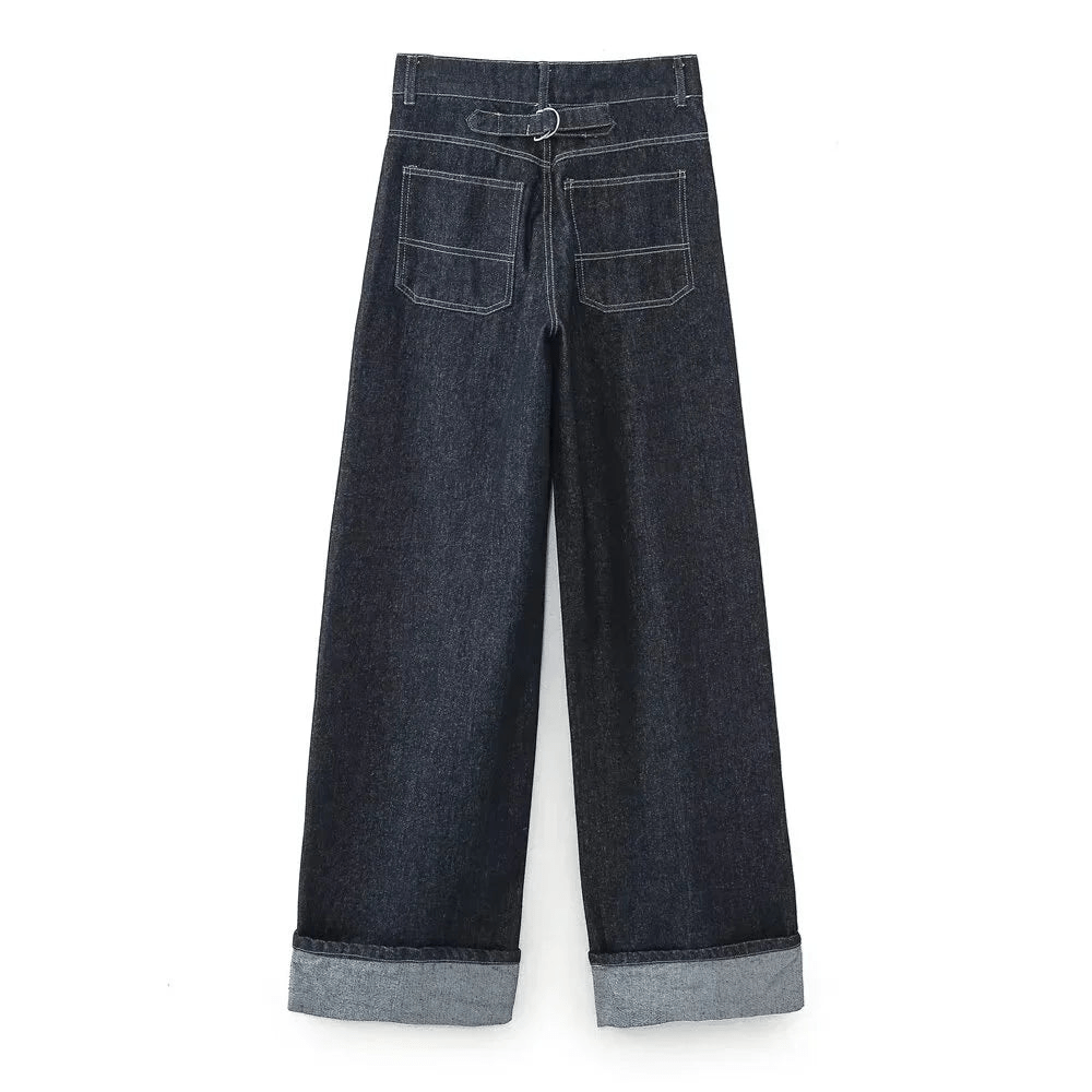Sachin | Dames Denim Set | Spijkerbroek En Spijkerjas | Comfortabel & Warm - Sorata