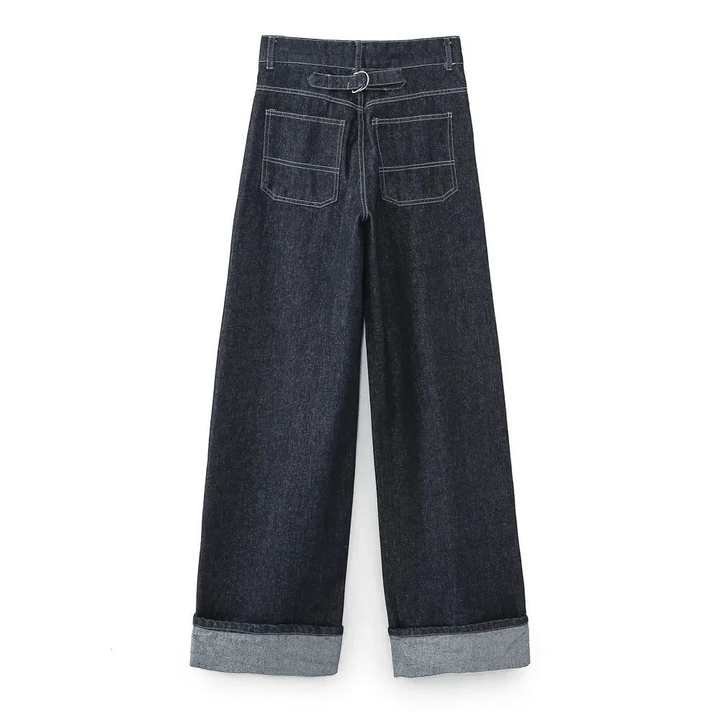 Sachin | Dames Denim Set | Spijkerbroek En Spijkerjas | Comfortabel & Warm - Sorata