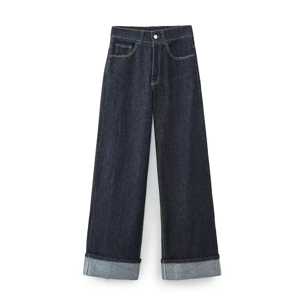 Sachin | Dames Denim Set | Spijkerbroek En Spijkerjas | Comfortabel & Warm - Sorata