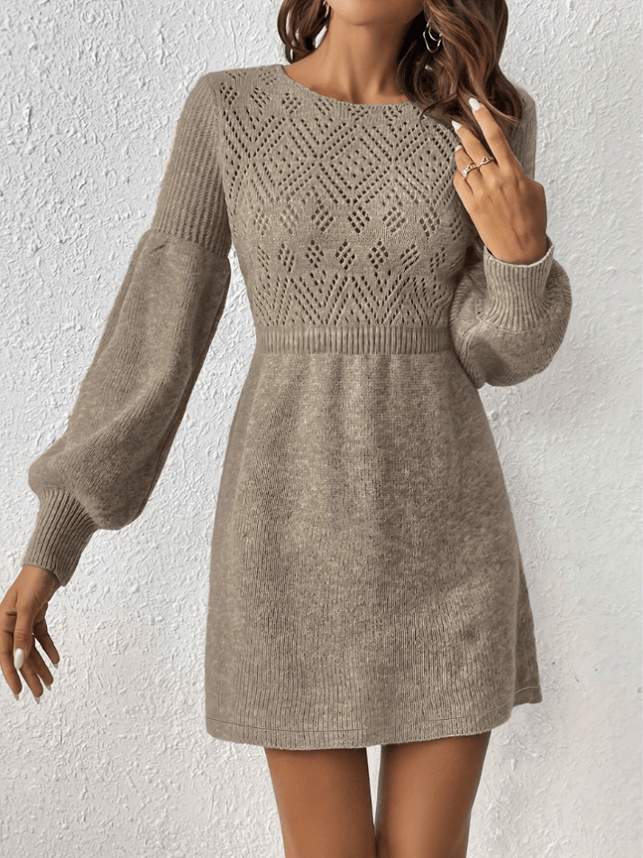 Sapna | Casual Broderie Dames Jurk | Voor Formele Gelegenheden - Sorata
