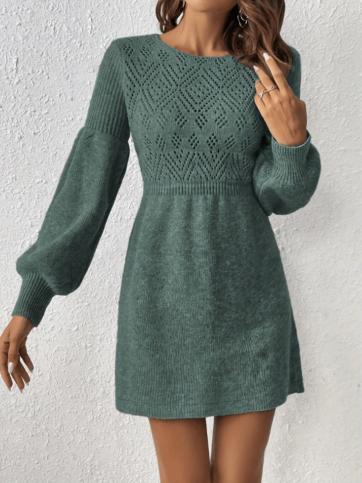 Sapna | Casual Broderie Dames Jurk | Voor Formele Gelegenheden - Sorata