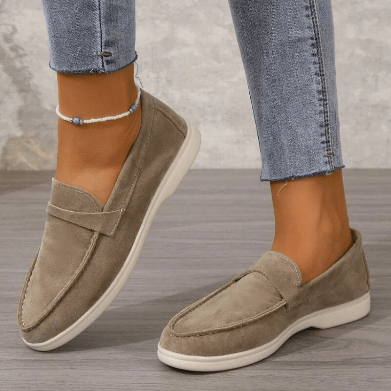 Saria | Stijlvolle Suède Loafers | Dames Schoenen - Sorata