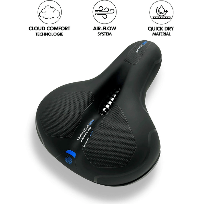 SeatComf | Fietszadel voor Pijnvrij Fietsen | Schokabsorberende Technologie - Sorata