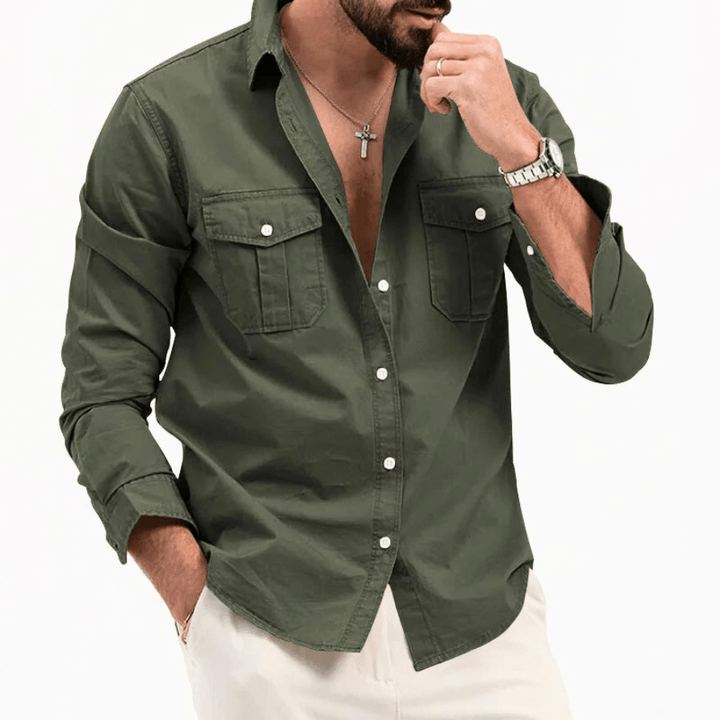 Sebastian | Casual Heren Overhemd | Comfortabel & Lichtgewicht | Ideaal voor de Zomer - Sorata