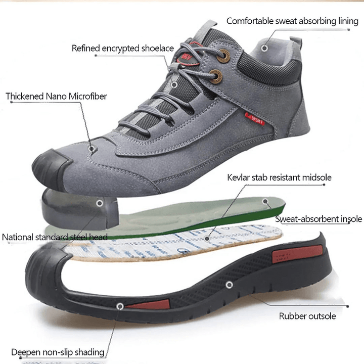 Sefa | Waterdichte Veiligheidsschoenen | Heren Schoenen - Sorata