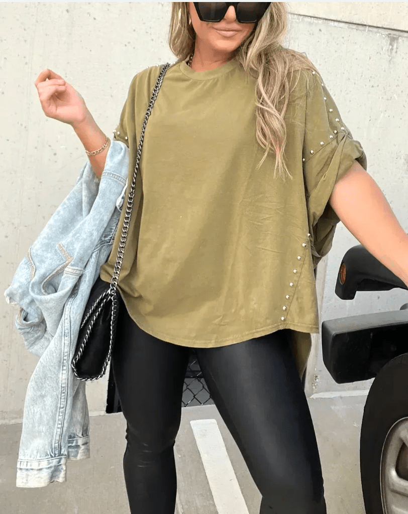 Selena - Dames Shirt - Oversized Gewassen Shirt - Trendy & Casual - Sorata