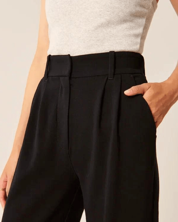 Selina - Dames Broek - Dames Flared Uitlopende Broek - Hoge Taille & Comfortabele Stretch - Sorata