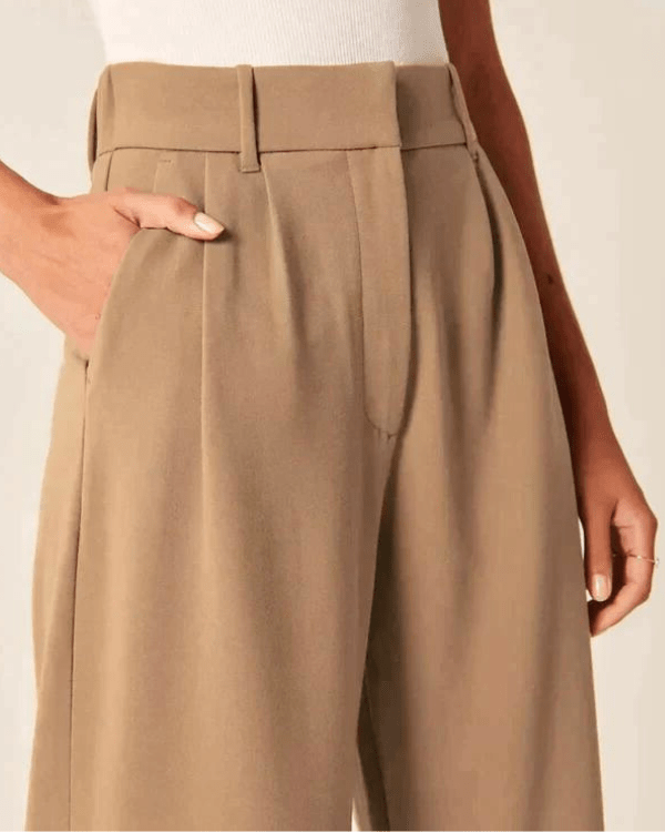 Selina - Dames Broek - Dames Flared Uitlopende Broek - Hoge Taille & Comfortabele Stretch - Sorata
