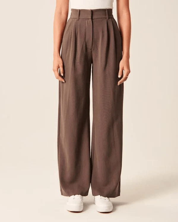 Selina - Dames Broek - Dames Flared Uitlopende Broek - Hoge Taille & Comfortabele Stretch - Sorata