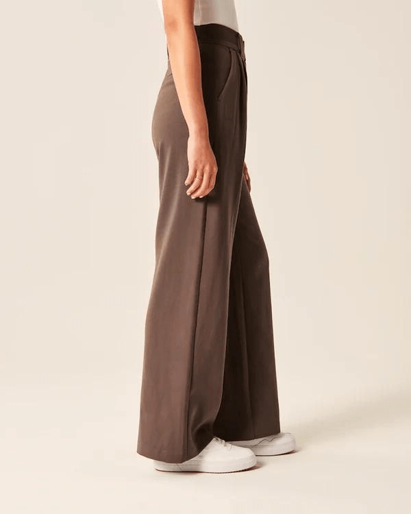 Selina - Dames Broek - Dames Flared Uitlopende Broek - Hoge Taille & Comfortabele Stretch - Sorata