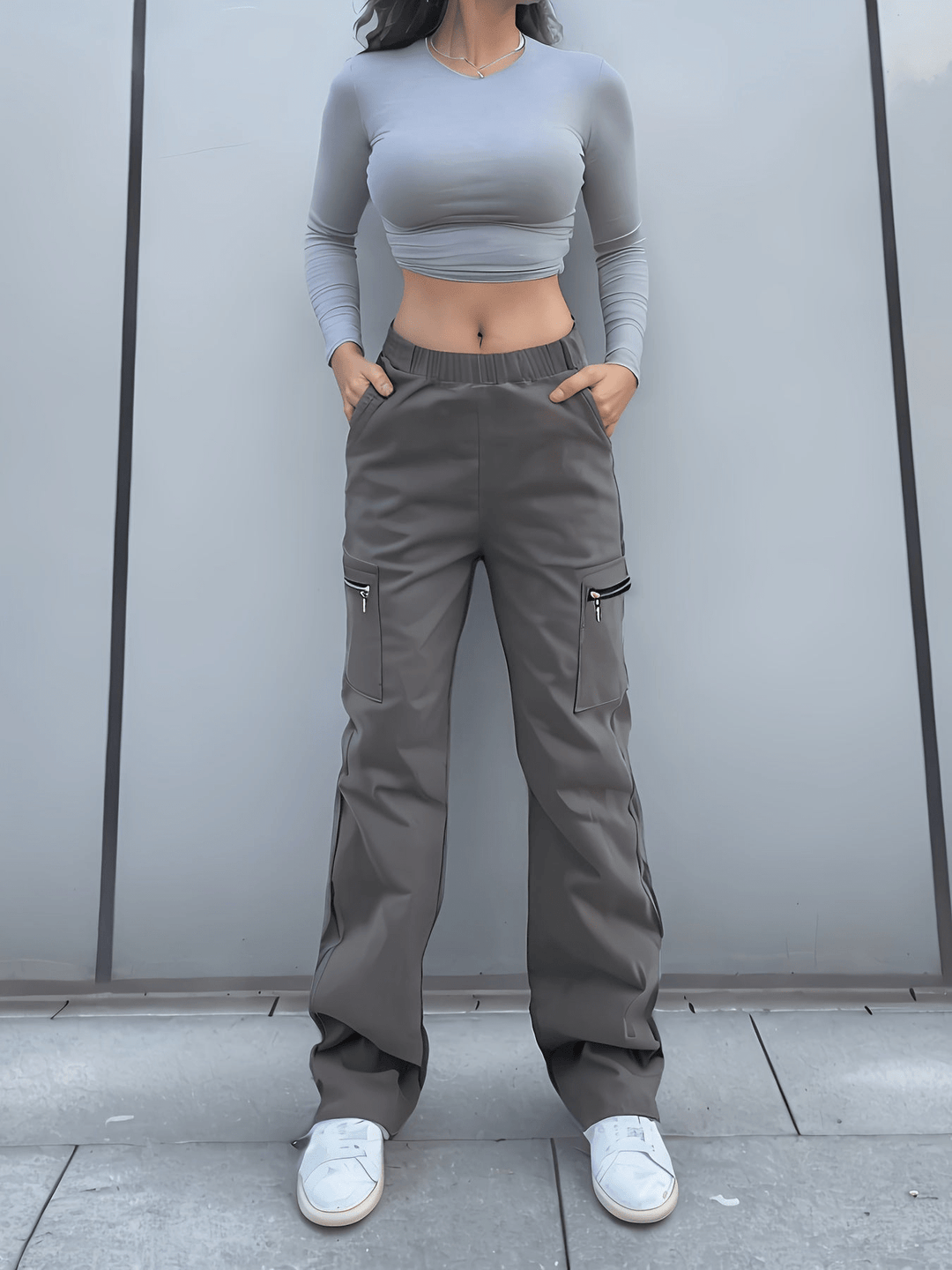 Selma | Dames Cargo Broek Met Rechte Pijp - Sorata