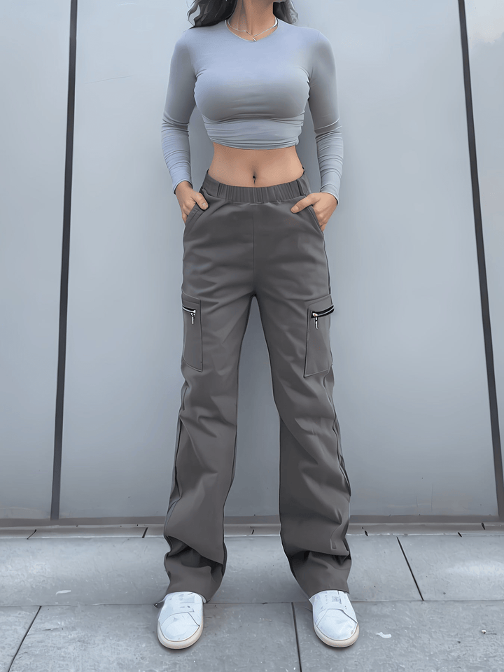 Selma | Dames Cargo Broek Met Rechte Pijp - Sorata