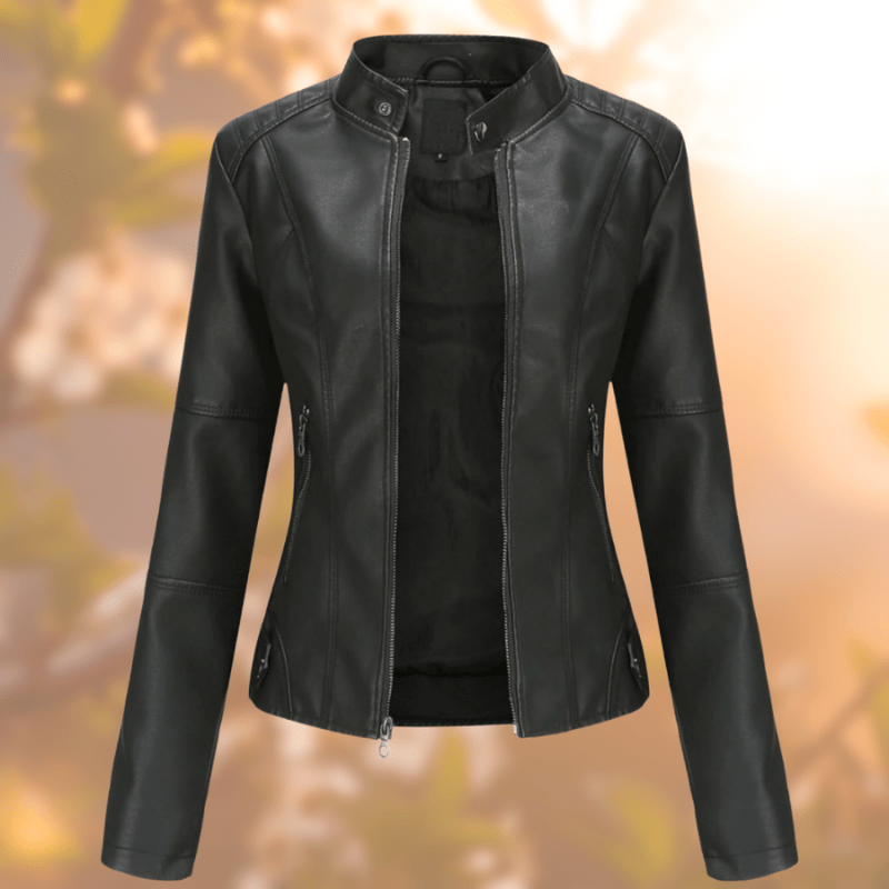 Selma - Dames Leren Jas - Uniek Design & Comfortabele Pasvorm - Dames Leren Jack - Sorata