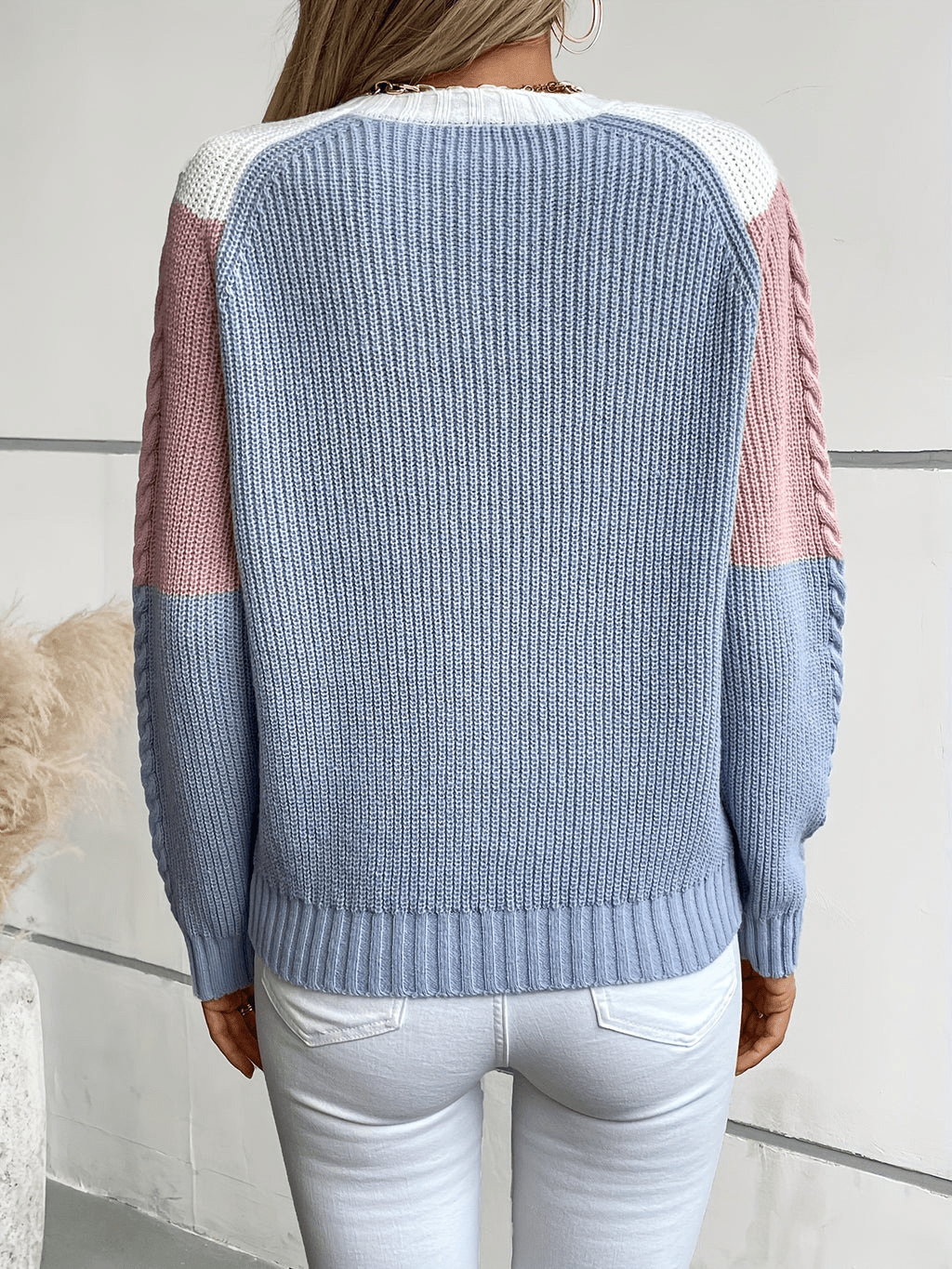 Sera | Ronde Hals Trui - Gebreide Pullover | Dames Sweater | Jumper Vest - Sorata