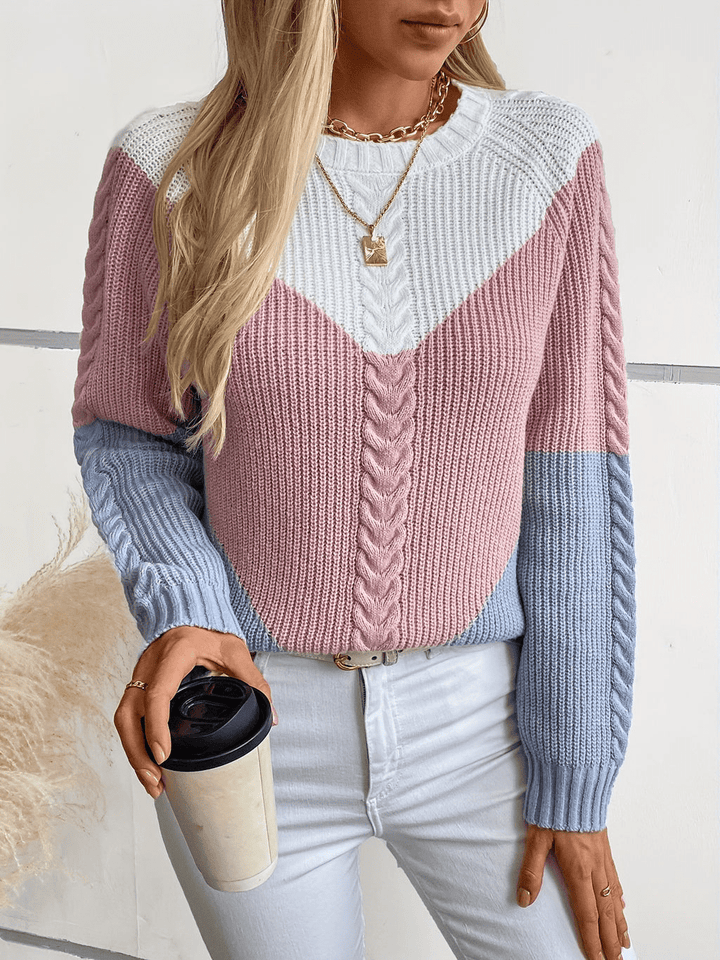 Sera | Ronde Hals Trui - Gebreide Pullover | Dames Sweater | Jumper Vest - Sorata