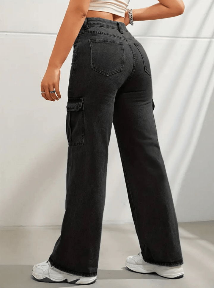 Serena | Dames Baggy Cargo Broek | Trendy Design & Comfortabel - Sorata