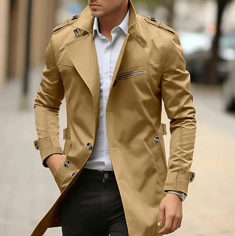 Shamur | Stijlvolle Trenchcoat | Heren Jas - Sorata