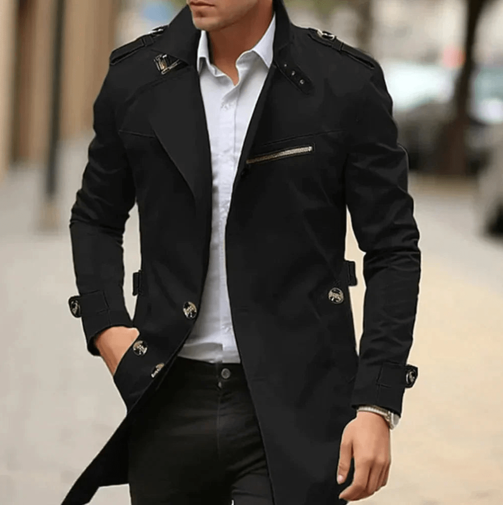Shamur | Stijlvolle Trenchcoat | Heren Jas - Sorata