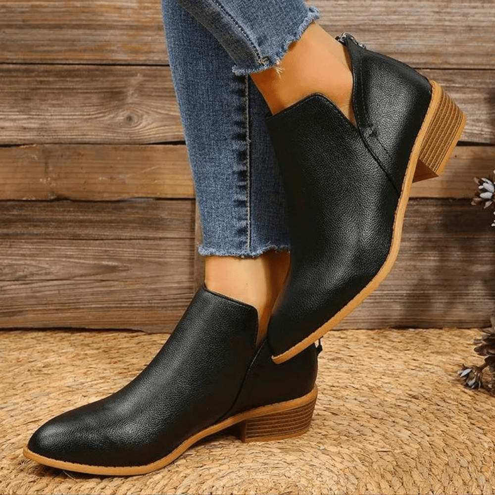 Shanni | Elegante Enkellaarzen | Dames Laarzen - Sorata