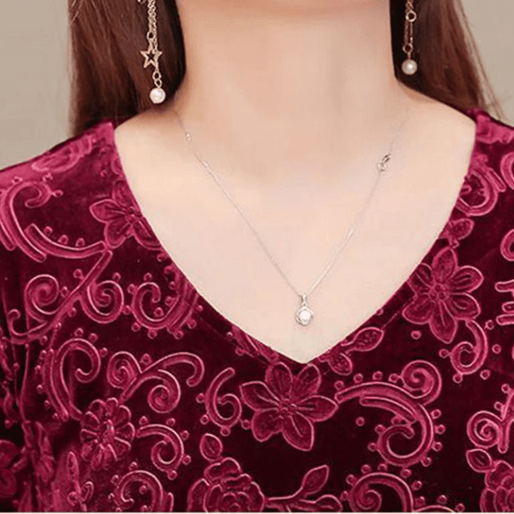 Sheza | Stijlvolle Fluweel Jurk | Formele Dames Jurk - Sorata