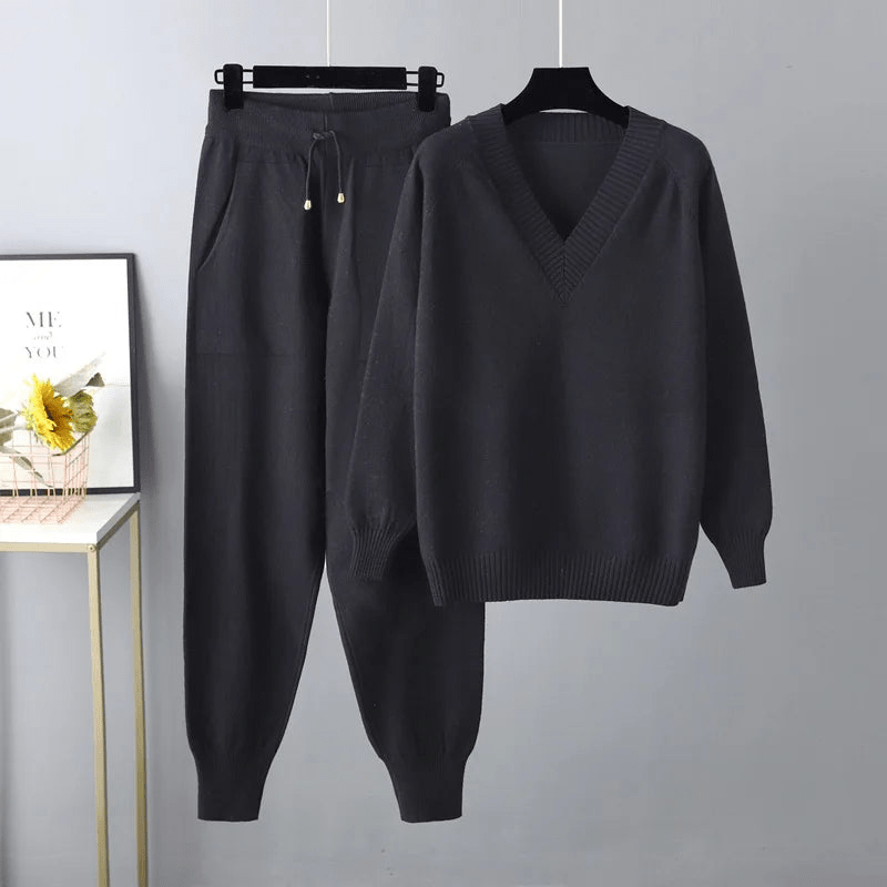 Siera | Luxe Casual Dames Set | Stijlvolle Trui | Comfortabele Broek - Sorata