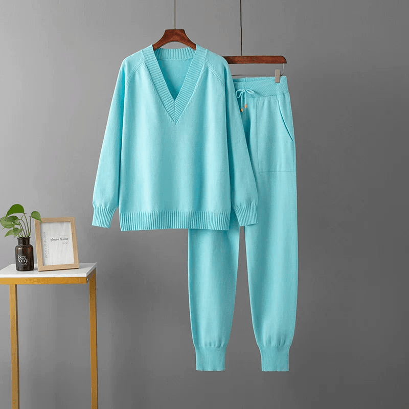 Siera | Luxe Casual Dames Set | Stijlvolle Trui | Comfortabele Broek - Sorata