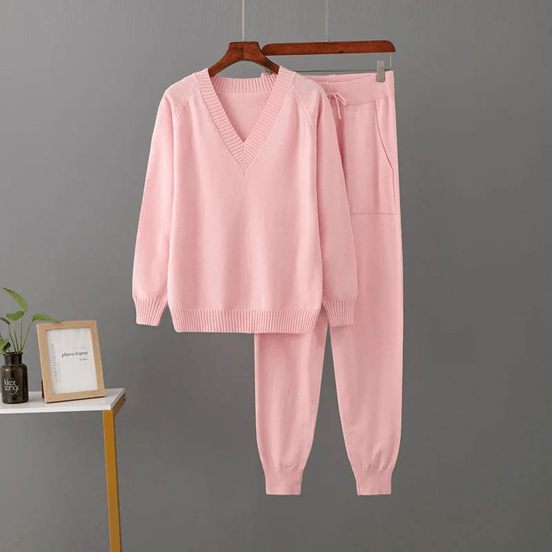 Siera | Luxe Casual Dames Set | Stijlvolle Trui | Comfortabele Broek - Sorata
