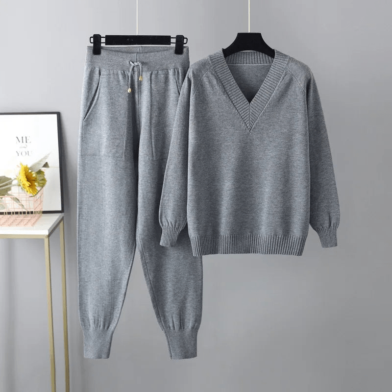 Siera | Luxe Casual Dames Set | Stijlvolle Trui | Comfortabele Broek - Sorata