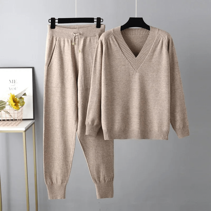 Siera | Luxe Casual Dames Set | Stijlvolle Trui | Comfortabele Broek - Sorata