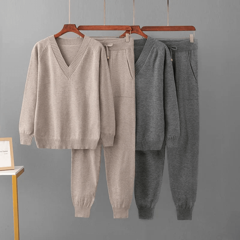 Siera | Luxe Casual Dames Set | Stijlvolle Trui | Comfortabele Broek - Sorata