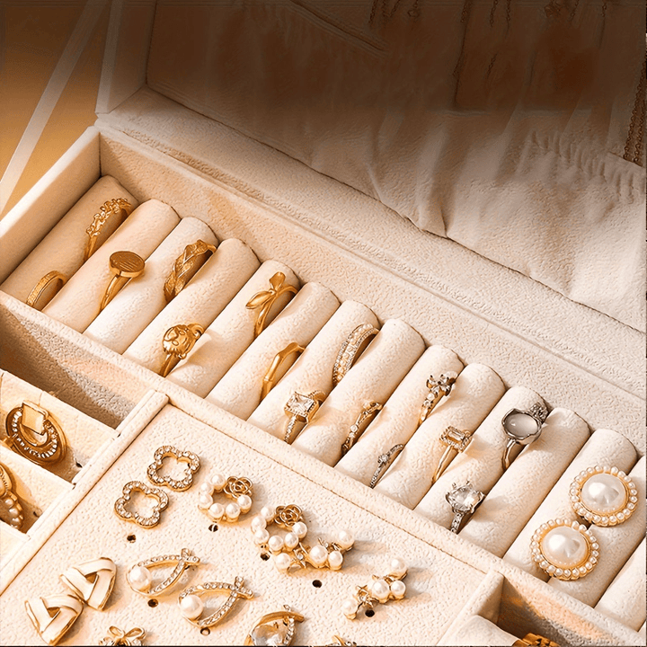 Sieraden Organizer Box | Luxe Opbergdoos voor Kettingen, Ringen en Armbanden - Sorata