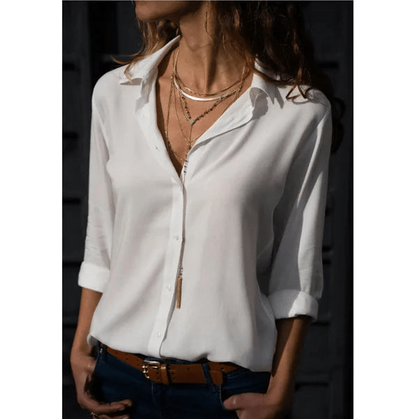 Simone | Casual Dames Top | Elegante Blouse | Hoogwaardige Stof - Sorata