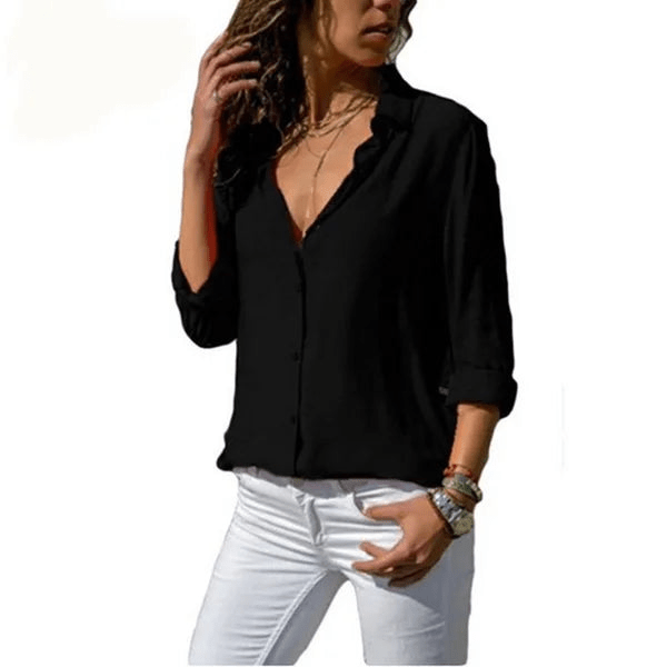 Simone | Casual Dames Top | Elegante Blouse | Hoogwaardige Stof - Sorata