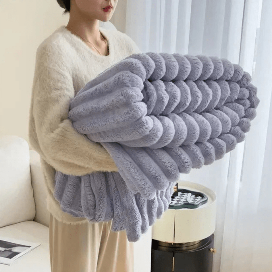 SoftCozy | Pluche Deken | Luxe Comfort | Ultieme Warmte | Bedsprei | Deken Bank - Sorata