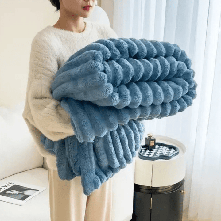 SoftCozy | Pluche Deken | Luxe Comfort | Ultieme Warmte | Bedsprei | Deken Bank - Sorata