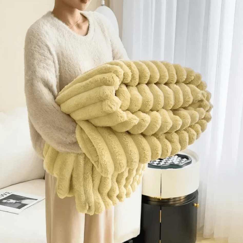 SoftCozy | Pluche Deken | Luxe Comfort | Ultieme Warmte | Bedsprei | Deken Bank - Sorata
