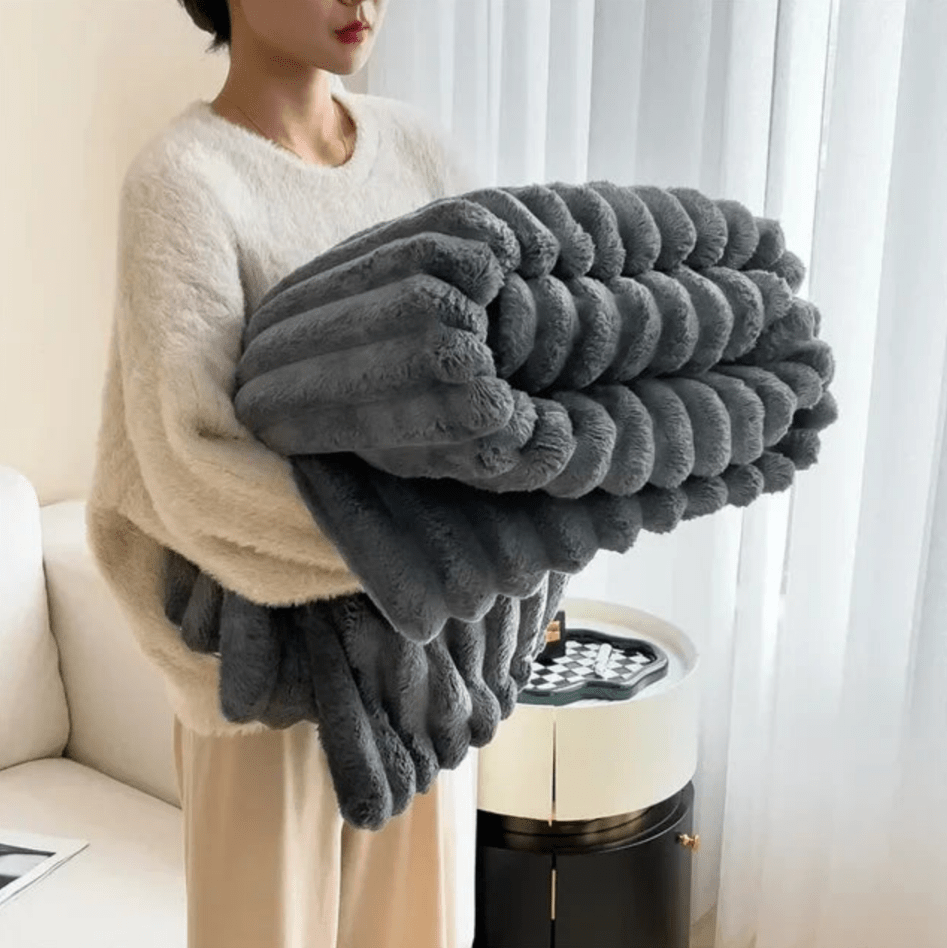 SoftCozy | Pluche Deken | Luxe Comfort | Ultieme Warmte | Bedsprei | Deken Bank - Sorata