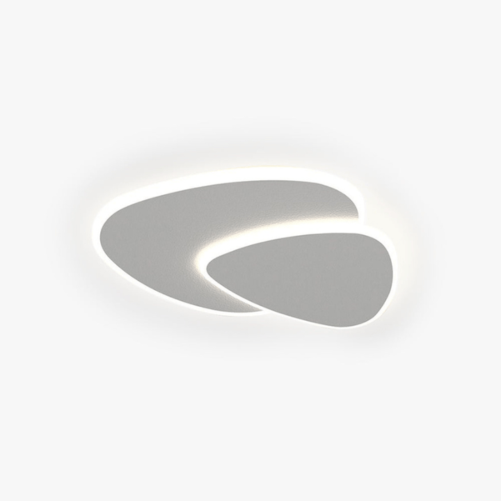 SolGlow | Witte Moderne LED Plafondlamp voor Slaapkamer - Sorata