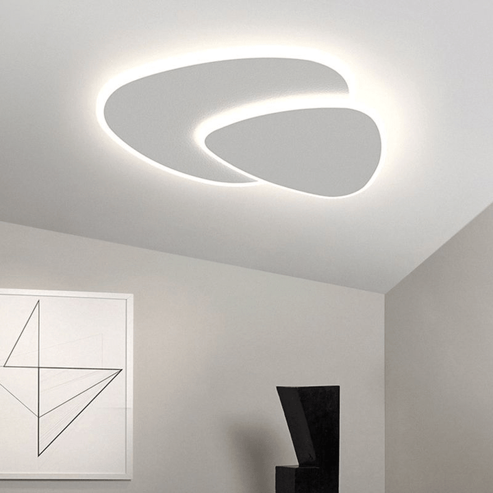 SolGlow | Witte Moderne LED Plafondlamp voor Slaapkamer - Sorata