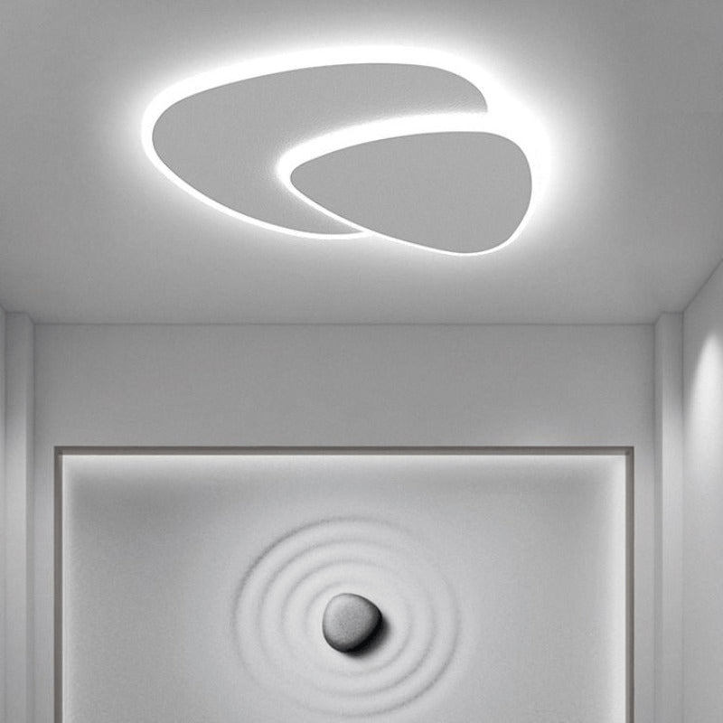 SolGlow | Witte Moderne LED Plafondlamp voor Slaapkamer - Sorata